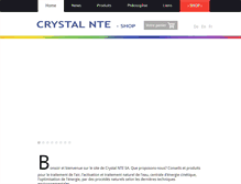 Tablet Screenshot of crystal-nte.ch